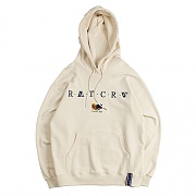 [ROMANTIC CROWN] RMTCRW Flag Hoodie_oatmeal