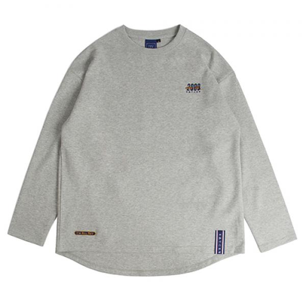 [ROMANTIC CROWN] 2009 Flag Long Sleeve_grey
