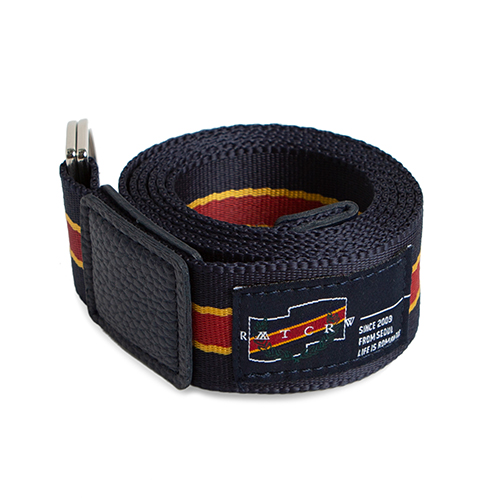 [ROMANTIC CROWN] 2009 Webbing Belt_navy