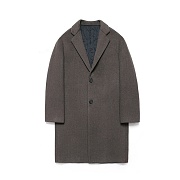 Wool Single Coat_Fig Bean