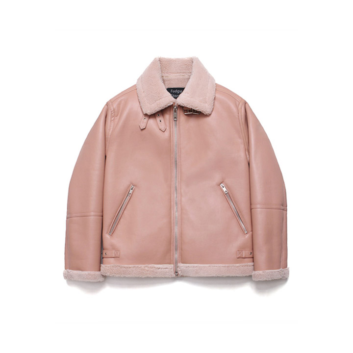 B3 Mouton Jacket_Quartz Pink