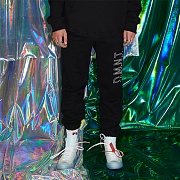 UNISEX  HEAVY SWEAT PANTS_BLACK
