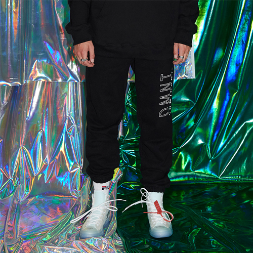 UNISEX  HEAVY SWEAT PANTS_BLACK