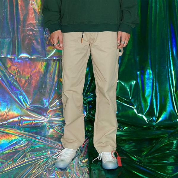 UNISEX CHINO POCKET PANTS_BEIGE