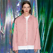 UNISEX OUTPOCKET OVER TRUCKER_PINK