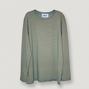 OVERSIZED STRIPE LONG SLEEVE_YELLOW/GREEN