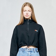 RAINBOW STRING ZIPUP T-SHIRT HA [BLACK]