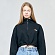 RAINBOW STRING ZIPUP T-SHIRT HA [BLACK]