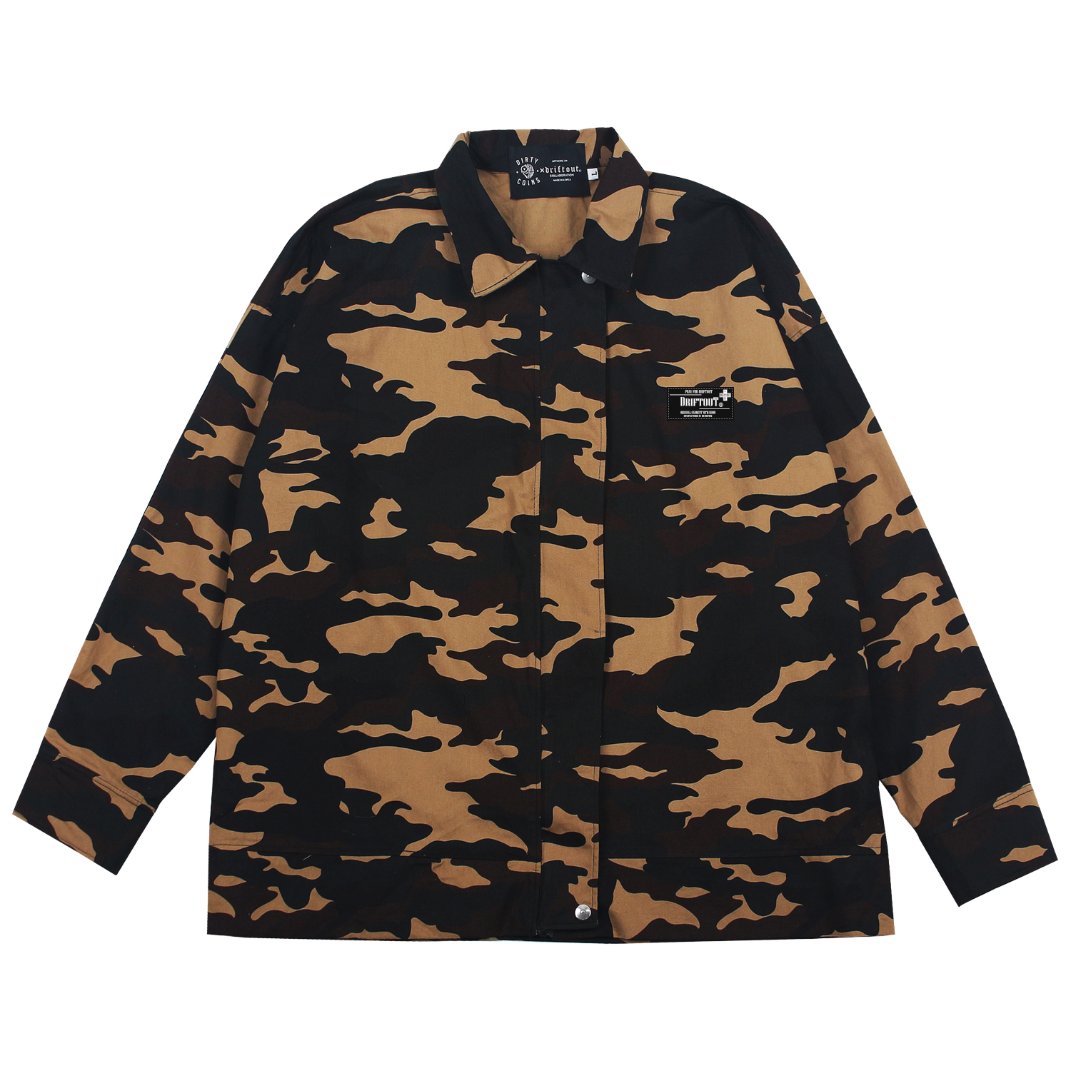 SL-010 CAMO ZIPPER SHIRT