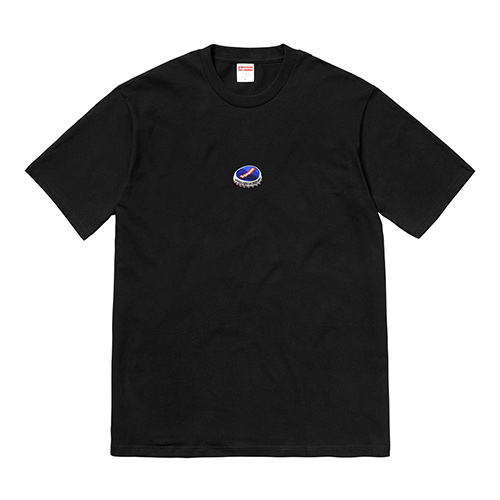 BOTTLE CAP TEE-BLACK