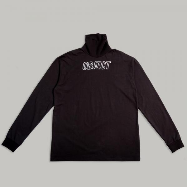 OBJECT LOGO TURTLENECK_BLACK