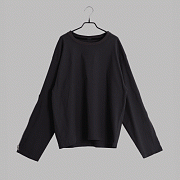 Side zip sweat shirt