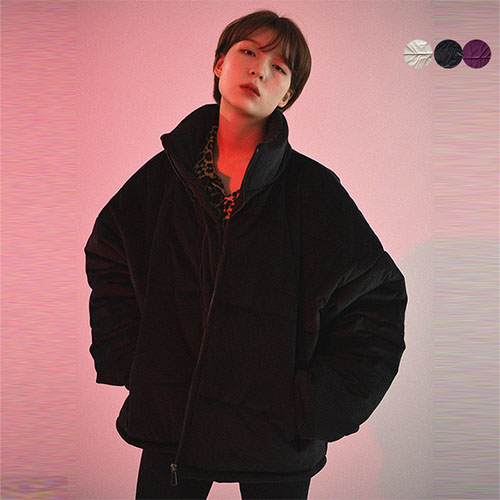 VELVET OVERSIZE PADDING PARKA(3COLOR)*UNISEX