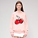 BIG CHERRY SWEATSHIRT IS [PINK]