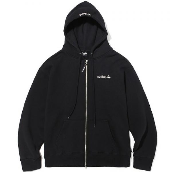 (HD12) MARK GONZALES HOODIE ZIP UP BLACK