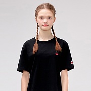 HEART CHERRY T-SHIRTS IS [BLACK]