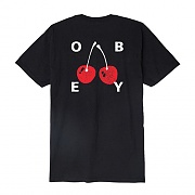 (163081895) OBEY CHERRIES 2 TEE-BLK