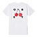 (163081895) OBEY CHERRIES 2 TEE-WHT