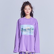 UKIYO-E STRING T-SHIRTS (PURPLE)