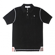 LIFUL POCKET POLO TEE-BLK