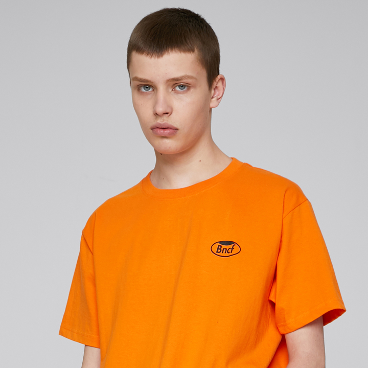 WHOLE GARMENT SMALL LOGO T-SHIRTS (ORANGE)