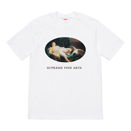 LEDA AND THE SWAN TEE-WHITE