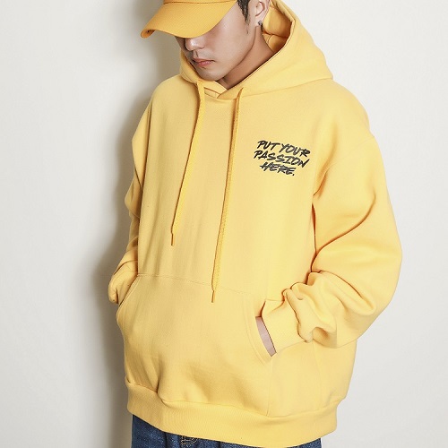 JUSTO LOGOHOODIE[YELLOW]