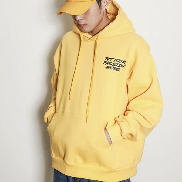 JUSTO LOGOHOODIE[YELLOW]