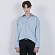 SKY BLUE Wide Shape Long Shirts