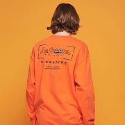 SIGNATURE LOGO LONG SLEEVE (ORANGE)