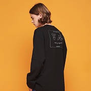 CHILDREN GRAPHIC LONG SLEEVE (BLACK)