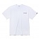 (ST02) M/G SMALL SIGN LOGO T-SHIRTS -WHITE