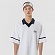 V NECK COLLAR T-SHIRTS-WHITE
