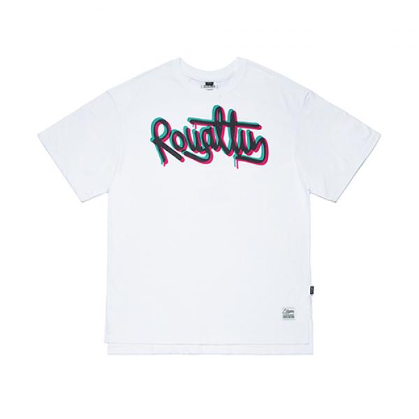 STIGMA OVERLAP OVERSIZED T-SHIRTS WHITE