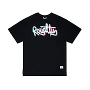 STIGMA OVERLAP OVERSIZED T-SHIRTS BLACK