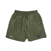METALLIC SURF SHORT OLIVE