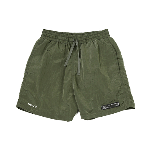 METALLIC SURF SHORT OLIVE