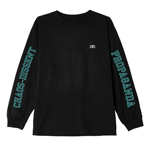 (164901907) OBEY NO ONE EYES LS TEE-BLK