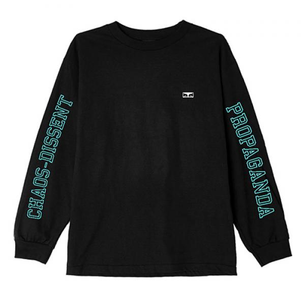 (164901907) OBEY NO ONE EYES LS TEE-BLK