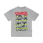 STIGMA FAMOUS OVERSIZED T-SHIRTS GREY