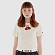 HEART CHERRY CROPPED T-SHIRT IH [WHITE]
