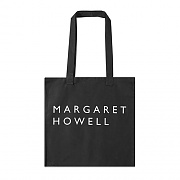 MARGARET HOWELL LOGO TOTE BAG-BLACK