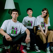 AUM89 COLLABO ILLUST T-SHIRT WYS (WHITE)