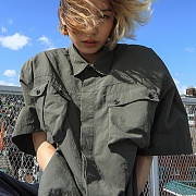 SOLID POCKET SHIRTS_KHAKI