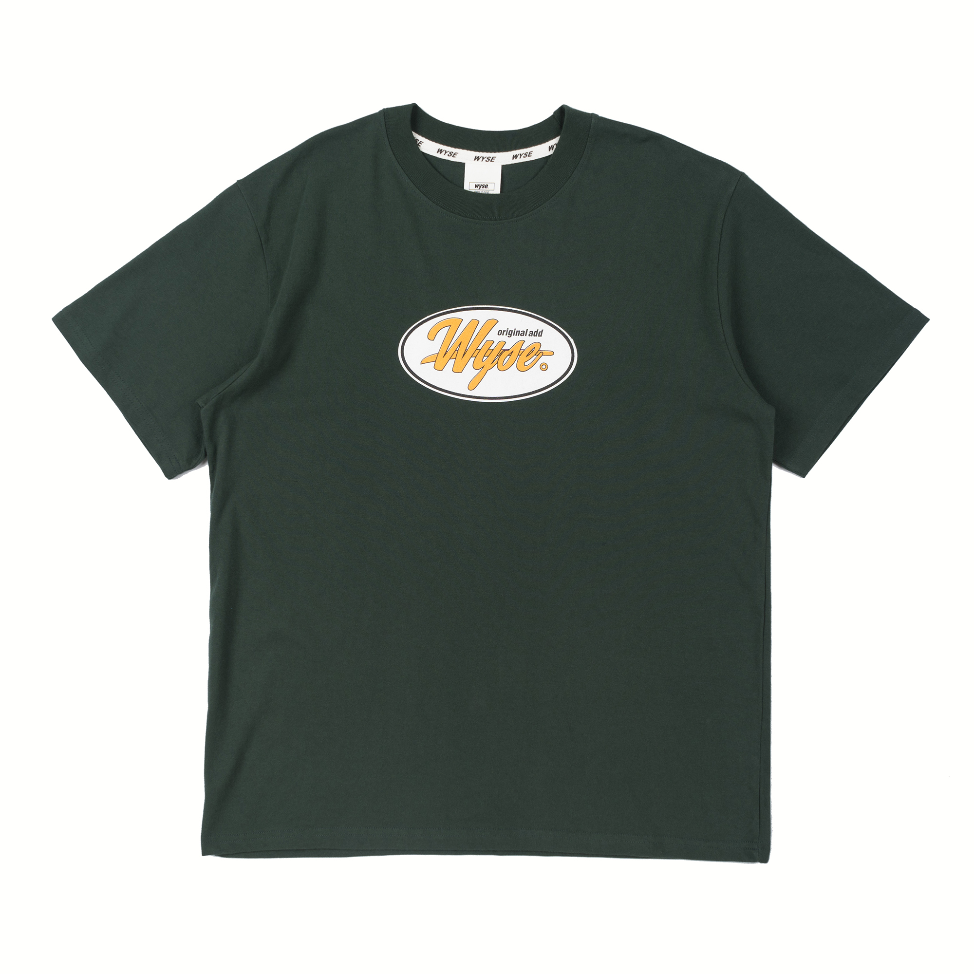 [] WYSE - OVAL LOGO T-SHIRT (HUNTER GREEN) Ƽ
