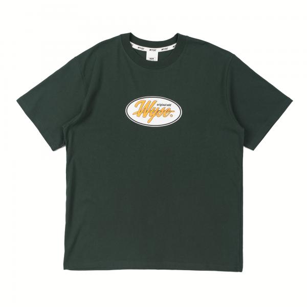 [] WYSE - OVAL LOGO T-SHIRT (HUNTER GREEN) Ƽ