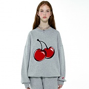 BIG CHERRY SWEATSHIRT IA [MELANGE GRAY]