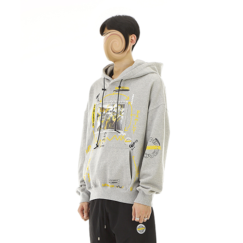 BPNN SKETCH HOODIE GREY