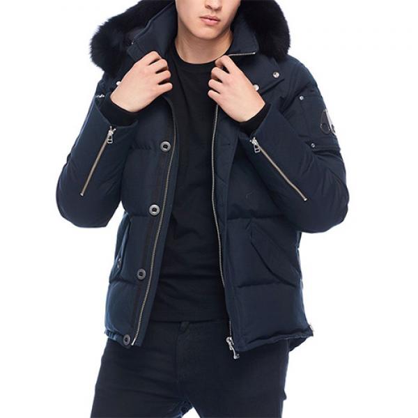 (MK2228M3Q_402) 2019  е MENS 3Q JACKET-NAVY (blk fur)