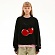 BIG CHERRY SWEATSHIRT JS [BLACK]